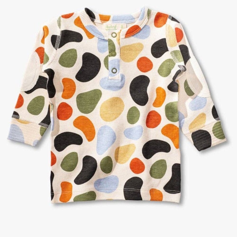 PEBBLES | Waffle LS Tee